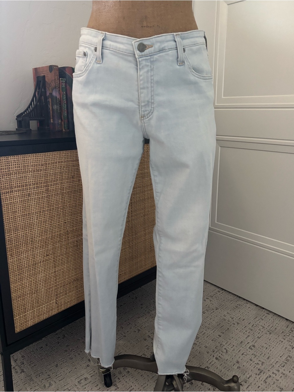 AG Adriano Goldschmidt The Prima Roll-Up Skinny jeans
